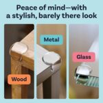 Corner Protector for Baby, Protectors Guards - Furniture Corner Guard & Edge Safety Bumpers - Baby Proof Bumper & Cushion to Cover Sharp Furniture & Table Edges - Clear and Transparent - (12 Pack) - Image 4