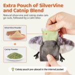 Potaroma Cat Toys Flapping Bird (No Flying), Lifelike Sandpiper Chirp Tweet, Rechargeable Touch Activated Kitten Toy Interactive Cat Exercise Toys for All Breeds Cat Kicker Catnip Toys 4.0" - Image 8