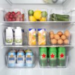12 PACK Multi-Use Clear Plastic Storage Bins for Organizing w/ Labels - Home, Kitchen, Bathroom, Office, Pantry Cabinet Shelf Organizer Bins - SOHO Collection, RV, Fridge Organization Containers - Image 6