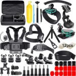 61 in 1 Action Camera Accessories Kit for GoPro Hero 13 12 11 10 9 8 7 6, Gopro Max, GoPro Fusion, Xiaomi, Insta360, DJI Osmo Action, AKASO APEMAN, Campark, SJCAM - Image 2