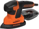 BLACK+DECKER Detail Sander, 1.2 Amp, 16,000 OPM, Compact Design, 3-Position Grip for Comfort, Includes Dust Collector, Corded (BDEMS600) - Image 2