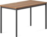 Branch Daily Desk - Functional at Home Office Desk with Effortless Assembly, Timeless Design, Rounded Corners, and Built-in Cable Notch - 36” W x 28.5” H x 24” D - Walnut Work Table - Image 2
