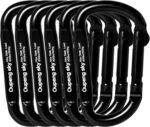 Carabiner Clip - Heavy Duty Carabiners Carabeaner D Ring Shape,Key Chain Clip Hook,Keychain Clip,Multipurpose for Camping, Hiking,Backpacking or Other Outdoor Activities. - Image 2
