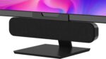 Computer Speakers for Desktop Pc, Monitor Speakers for Laptop,Pc Speakers with Loud Sound,Volume Control Easily Clamps to Monitors(USB-C to USB Adapter Included) (Black) - Image 2