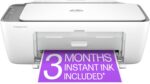 HP DeskJet 2855e Wireless All-in-One Color Inkjet Printer, Scanner, Copier, Best-for-home, 3 month Instant Ink trial included (588S5A) - Image 2