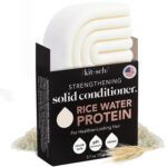 Kitsch Rice Water Hair Conditioner Bar - Soap Bar for Hair Care - Conditioner for Women and Men - Moisturizing & Strengthening for All Hair Types - Sulfate-Free, Paraben-Free - Made in USA - 2.7oz - Image 2