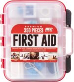 M2 BASICS Professional 350 Piece First Aid Kit | Business, Home, Car | Hard Case, Dual Layer, Wall Mountable | Emergency Kit, Emergency Medical Kit - Image 2