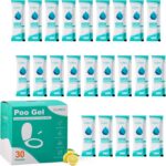 OUMEE 30 PACK Poo Gel for Portable Toilet, Camping Toilet Powder for Potty Bags, Eco Absorbent Gel, Portable Toilet Gel Packets for Outdoor Recreation Camping Supplies (30) - Image 2
