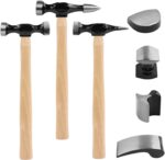 SWANLAKE 7 Piece Auto Body Repair Kit, Auto Body Tools, Auto Body Repair Tools with Carbon Steel Hammer Heads - Image 2