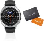 Samsung Galaxy Watch 8 Classic 46mm Bluetooth Smartwatch + Gift Card, Cushion Design, Rotating Bezel, Quick Button, Sleep Coaching, Running Coach, Black [US Version, 2 Yr Warranty] - Image 2