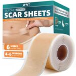 Silicone Scar Sheets, Silicone Scar Tape for Surgical Scars - 60" x 1.6" Roll - 1.5M, Medical Grade Reusable Effective Scar Removal for Keloid, C-Section, Tummy Tuck, and Acne - Image 2