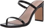 The Drop Women's Avery Square Toe Two Strap High Heeled Sandal - Image 2