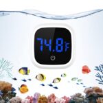 Upgraded Aquarium Thermometer, Digital Fish Tank Thermometer, 120° LED HD Display ±0.1°F, Fahrenheit Tank Temperature Measurement for Fish, Axolotl, Turtle and Aquatic - Image 2