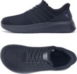 Wide Toe Box Shoes for Men Tennis Walking Sneakers with Arch Support Zero Drop Minimalist Design US 8-12 - Image 2
