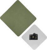 15 in Camera Wrap with Pouch,Lens Protective Wrap,Anti-scratch Anti-dust, Flexible Wrapper Camera Travel Accessories for DSLR Mirrorless Camera Lens(Blackish Green) - Image 2