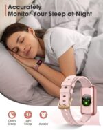 Health & Fitness Tracker, Smart Watches for Women with 24/7 Heart Rate,Sleep Tracker, 20+ Sport Modes Fitness Watches for Women, Smart Watch for Phones, IP68 Step Tracker, Pedometer Watch, Gift - Image 5