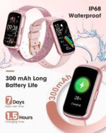 Health & Fitness Tracker, Smart Watches for Women with 24/7 Heart Rate,Sleep Tracker, 20+ Sport Modes Fitness Watches for Women, Smart Watch for Phones, IP68 Step Tracker, Pedometer Watch, Gift - Image 9