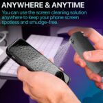 Screen Cleaner Spray (16oz + mini Cleaner) – Best Large Cleaning Kit for LCD LED OLED TV, Smartphone, iPad, Laptop, Touchscreen, Computer Monitor, Electronic Devices, Microfiber Cloth and 2 Nozzles - Image 4