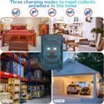 Rodent Repellent for Car Engines, 2 Pack Ultrasonic Plug-in Mouse Rat Pest Bat Squirrels Rabbits Skunks Repeller with Battery Powered Under Hood, Keep Mice Out of Indoor Outdoor Garage Hoom - Image 7