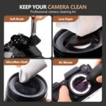 REFLEX CAMERA Professional 19 in 1 Camera Cleaning Kit, Camera Lens Cleaning Kit with Lens Pen, Air/Dust Blower, Microfiber Lens Cloth, Sensor Cleaning Swabs, Lens Solution & Handy Storage Container - Image 6