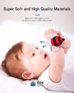 Infinno High Contrast Baby Toys Infant Rattle Socks and Wristband Set, Ideal Baby Sensery Toy Gifts for Newborn 0-12 Months, Perpect Black and White Toys for Boys and Girls As Baby Shower Gifts - Image 3