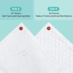Face Towels, 10"×12" Disposable Face Towel, Face Towelettes XL, Ultra Soft Makeup Remover Dry Wipes, Thick Face Towel for Sensitive Skin, 50 Count (1 Pack) - Image 5