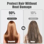 slopehill Hair Dryer - 110,000 RPM High-Velocity Fast Drying + Low Noise + Lightweight + Intelligent Temperature Control Hair Care for Home, Salon and Travel (Dark Grey) - Image 4