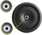 2Pack 8.6''/22CM Solid Rubber Tires for Power Wheels Electric Drift Crazy Cart Front Wheel Upgrade,1.2cm/0.47in Aperture Go Kart Tires for Kids Ride on Toys Car Replacement Parts(8.6inch tires) - Image 5