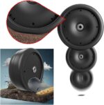 2Pack 8.6''/22CM Solid Rubber Tires for Power Wheels Electric Drift Crazy Cart Front Wheel Upgrade,1.2cm/0.47in Aperture Go Kart Tires for Kids Ride on Toys Car Replacement Parts(8.6inch tires) - Image 6