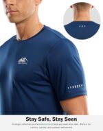 Men's UPF 50+ Sun Protection Dry Fit Workout T-Shirts Rash Guard Swim Shirts Moisture Wicking Tee for Athletic, Beach, Hiking - Image 5