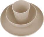 18 PCS Wheat Straw Dinnerware Sets Plates and Bowls Set Kitchen Cups Dinnerware sets for 6 Microwave and Dishwasher Safe Unbreakable Dinnerware Set Dish Set - Image 7