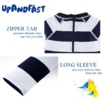 upandfast Baby Boy/Girl Swimsuit with Snap Bottom UPF 50+ Sun Protection Toddler One Piece Swimwear - Image 6
