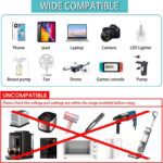 300W Car Power Inverter, DC 12V to 110V AC Car Plug Adapter with LCD Display, 65W USB-C Fast Charging, 24W USB-C & 3.0 USB-A Ports, Portable Car Charger with Switch Control Converter for Laptops - Image 7