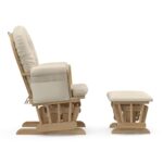 Storkcraft Premium Hoop Glider & Ottoman (Natural/Beige) — GREENGUARD Gold Certified Nursery Glider, Solid Wood Craftsmanship, Smooth-Gliding Nursery Chair and Ottoman, Award-Winning - Image 11