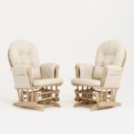 Storkcraft Premium Hoop Glider & Ottoman (Natural/Beige) — GREENGUARD Gold Certified Nursery Glider, Solid Wood Craftsmanship, Smooth-Gliding Nursery Chair and Ottoman, Award-Winning - Image 15