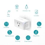 Kasa Smart Plug HS103P2, Smart Home Wi-Fi Outlet Works with Alexa, Echo, Google Home & IFTTT, No Hub Required, Remote Control,15 Amp,UL Certified, (Pack of 2) White - Image 5