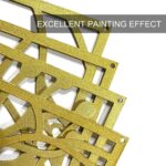 Glamativity 4 Pack Gold Wall Art Décor, Minimalist Single Line Real Metal Wall Art, Woman's Body Shape Abstract Wall Art (Gold Classic Style, 17 x 11.8'') - Image 6