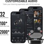TOZO T10 Wireless Earbuds Bluetooth 5.3 Headphones, App Customize EQ, Ergonomic Design, 55H Playtime, Wireless Charging Case, IPX8 Waterproof Sound in-Ear Headset, 2025 New Version - Image 7