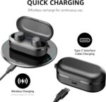 TOZO T10 Wireless Earbuds Bluetooth 5.3 Headphones, App Customize EQ, Ergonomic Design, 55H Playtime, Wireless Charging Case, IPX8 Waterproof Sound in-Ear Headset, 2025 New Version - Image 8