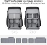 K&F Concept Professional Camera bags for photographers 25L Large Capacity Camera Case Waterproof Photography Camera Backpack for Dslr Cameras - Image 3