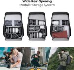 K&F Concept Professional Camera bags for photographers 25L Large Capacity Camera Case Waterproof Photography Camera Backpack for Dslr Cameras - Image 4