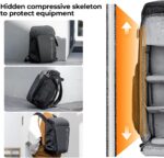K&F Concept Professional Camera bags for photographers 25L Large Capacity Camera Case Waterproof Photography Camera Backpack for Dslr Cameras - Image 6