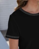 GAYHAY T-Shirts for Women - Short Sleeve Basic Tees Soft Crew Neck Trendy Summer Tops for Casual Outfits 2025 - Image 5