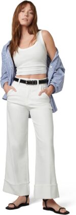 Joe's Women's The Trixie High Rise Wide Leg Denim Trouser - Image 7