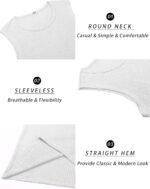 COOFANDY Mens Casual Tank Tops 2 Pack Waffle Knit Sleeveless Shirt Breathable Tank Shirts Summer Muscle Tee - Image 7