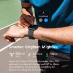 FITVII Health & Fitness Tracker (Answer/Make Calls), Smart Watch with 24/7 Heart Rate and Blood Pressure, Sleep Tracking, Blood Oxygen Monitor, 120+ Sport Modes Activity Tracker for Women Men - Image 6
