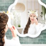 Disney Spa Headband, Soft, Plush, Adjustable, and Fun Hair Accessory for Skincare and Makeup Routines, Tinker Bell - Gold by Belle Maison - Image 4