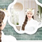 Disney Spa Headband, Soft, Plush, Adjustable, and Fun Hair Accessory for Skincare and Makeup Routines, Tinker Bell - Gold by Belle Maison - Image 7