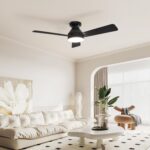 Ceiling Fans with Lights, 42 Inch Low Profile Ceiling Fan with Light and Remote Control, Reversible, LED Dimmable for Bedroom Living Room Indoor/Outdoor Patio Use - Image 9