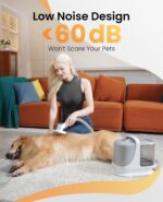 oneisall Dog Grooming Vacuum, 13000Pa Powerful 3L Dust Cup Pet Grooming Vacuum with Dog Clippers & Shedding Brush 7 Dog Grooming Kit, 3L Dust Cup, Super Quiet, 3 Suction Levels, BM3 - Image 6